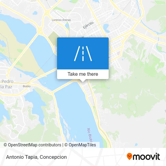 Antonio Tapia map