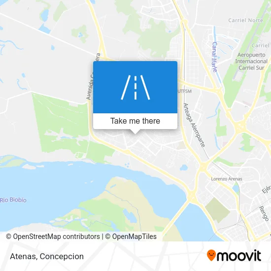 Atenas map