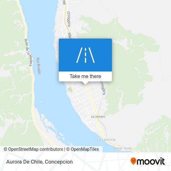 Mapa de Aurora De Chile