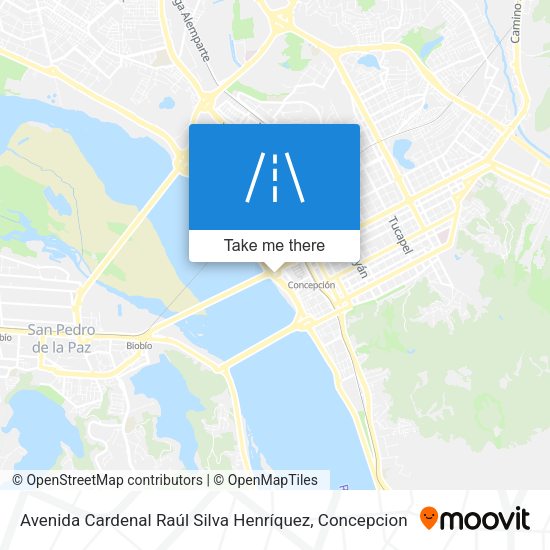 Avenida Cardenal Raúl Silva Henríquez map