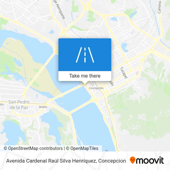 Avenida Cardenal Raúl Silva Henríquez map