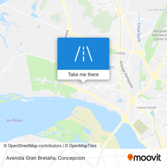 Avenida Gran Bretaña map