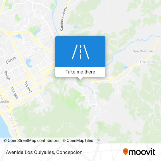 Avenida Los Quiyalles map