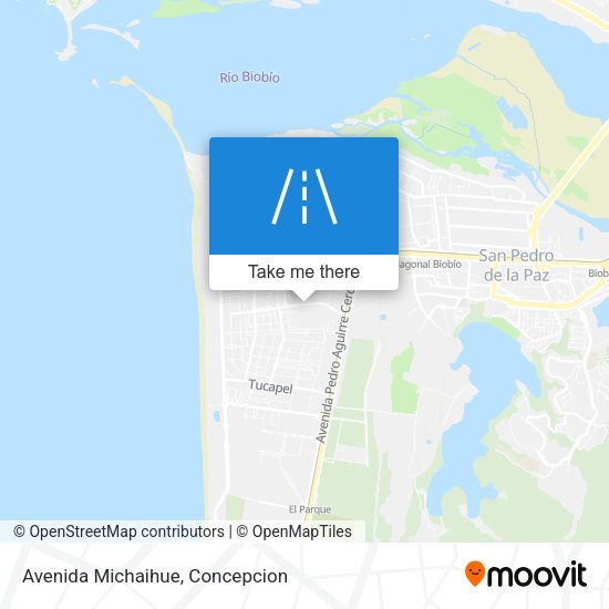 Mapa de Avenida Michaihue