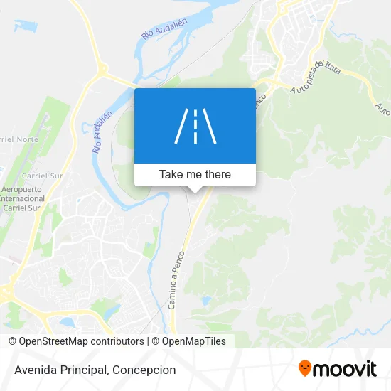 Avenida Principal map