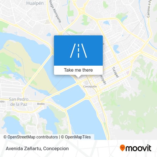 Mapa de Avenida Zañartu