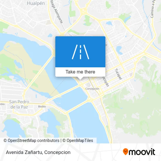 Avenida Zañartu map