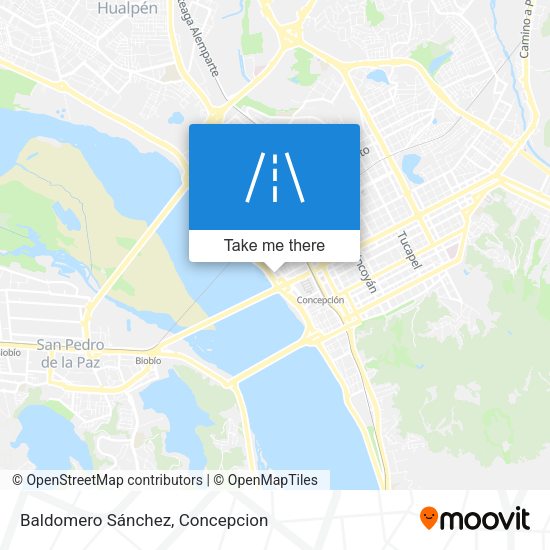 Baldomero Sánchez map