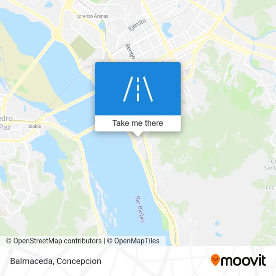 Mapa de Balmaceda