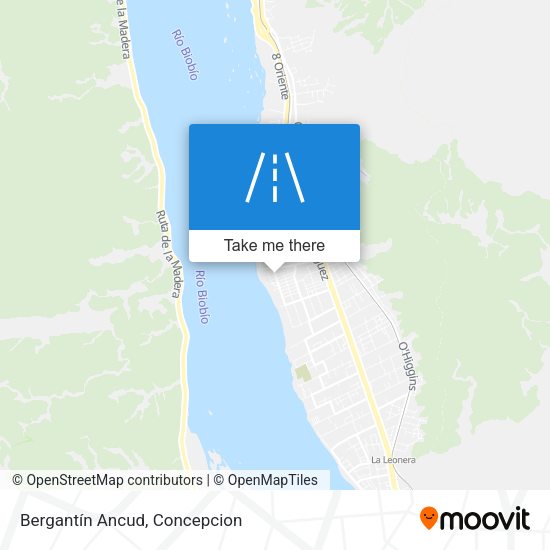 Bergantín Ancud map