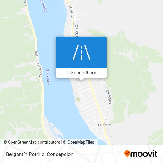 Bergantín Potrillo map