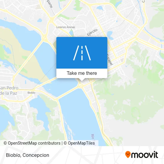 Biobío map