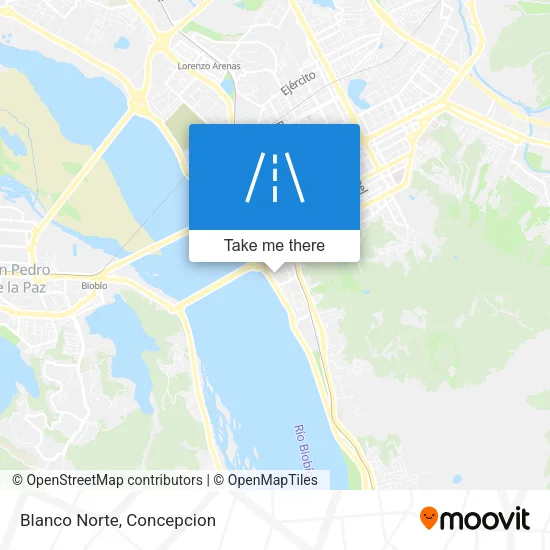 Mapa de Blanco Norte