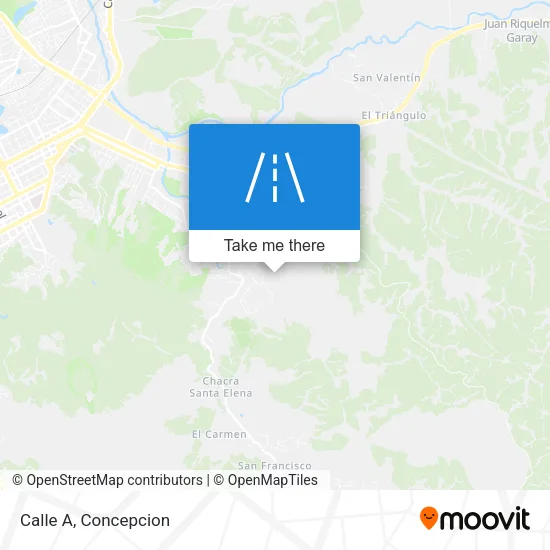 Calle A map