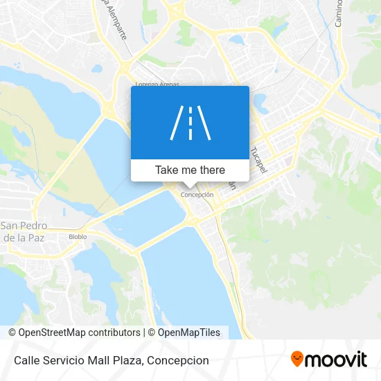 Calle Servicio Mall Plaza map