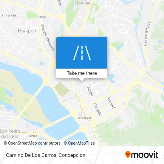 Camino De Los Carros map