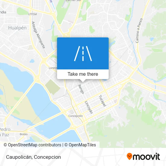 Mapa de Caupolicán