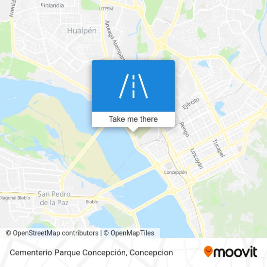 Mapa de Cementerio Parque Concepción