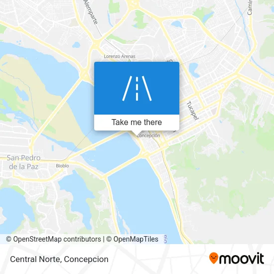 Mapa de Central Norte