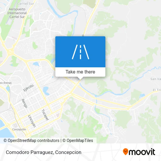 Comodoro Parraguez map