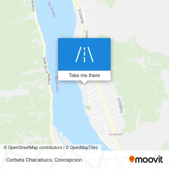 Corbeta Chacabuco map