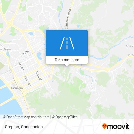 Crepino map