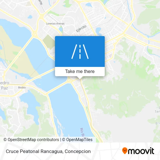 Cruce Peatonal Rancagua map