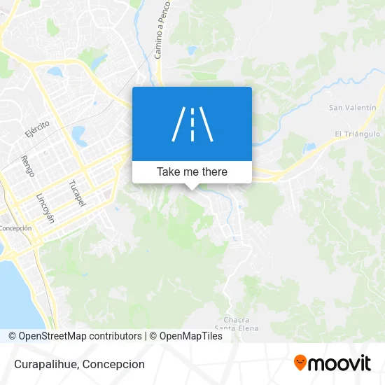 Curapalihue map