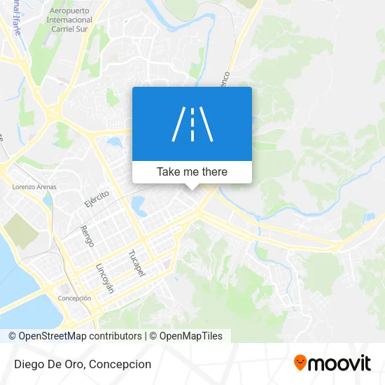 Diego De Oro map