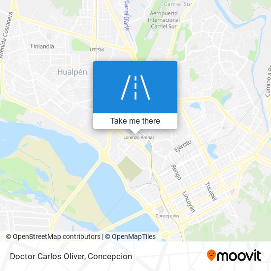 Doctor Carlos Oliver map