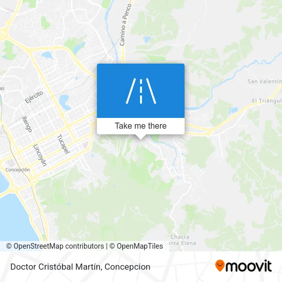 Doctor Cristóbal Martín map