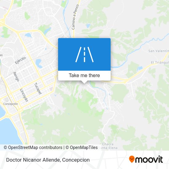 Doctor Nicanor Allende map