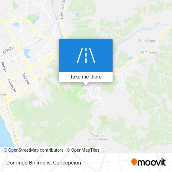 Domingo Binimelis map