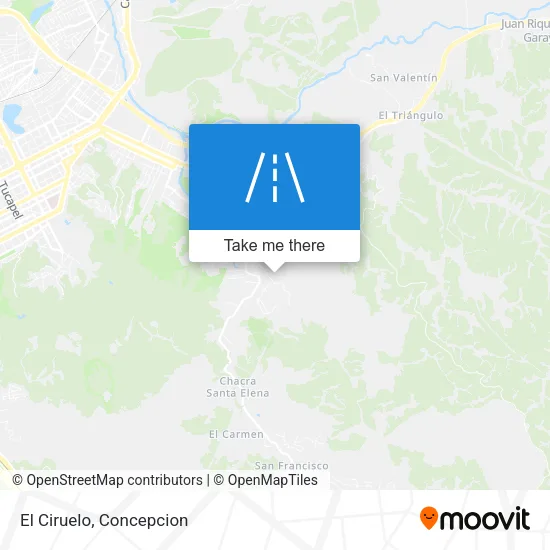 El Ciruelo map