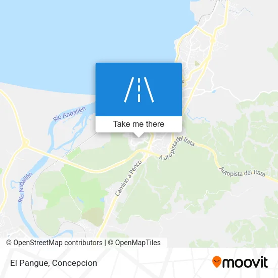 El Pangue map