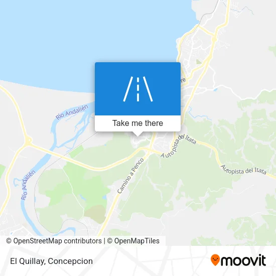 El Quillay map