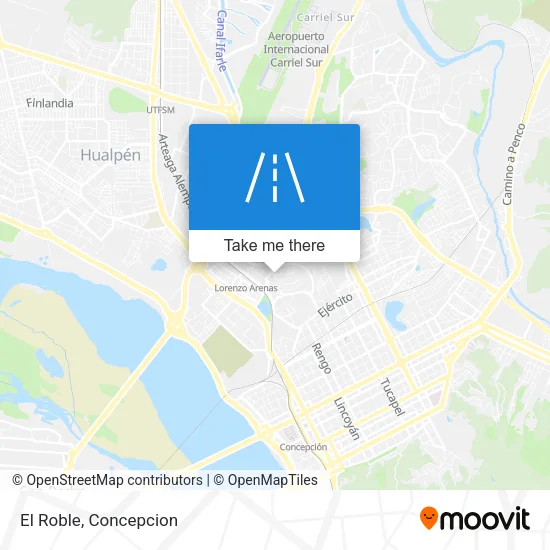 El Roble map
