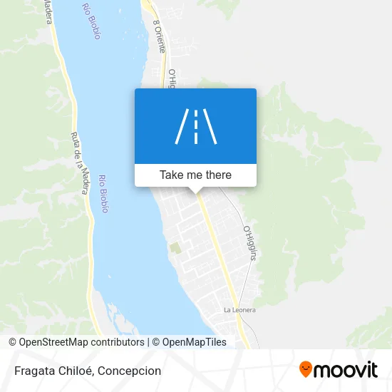 Fragata Chiloé map