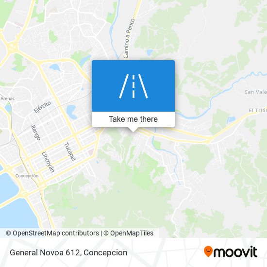 Mapa de General Novoa 612