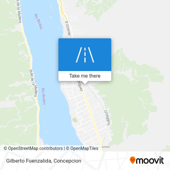 Mapa de Gilberto Fuenzalida