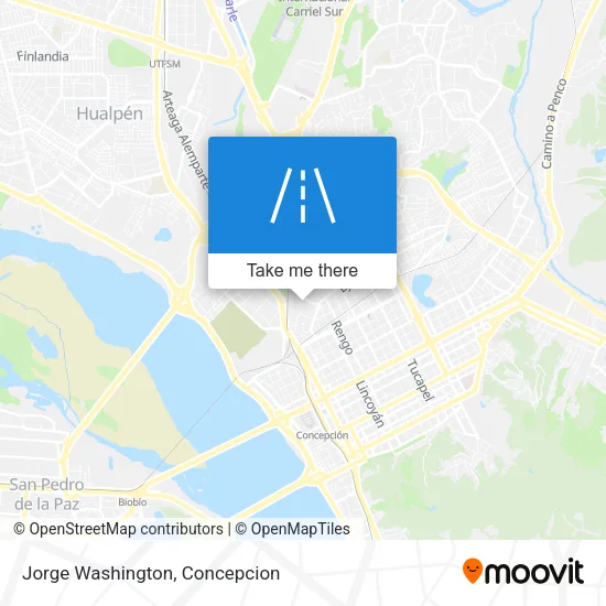 Mapa de Jorge Washington