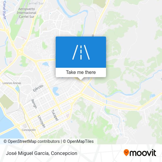 José Miguel García map