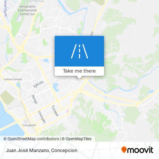 Juan José Manzano map