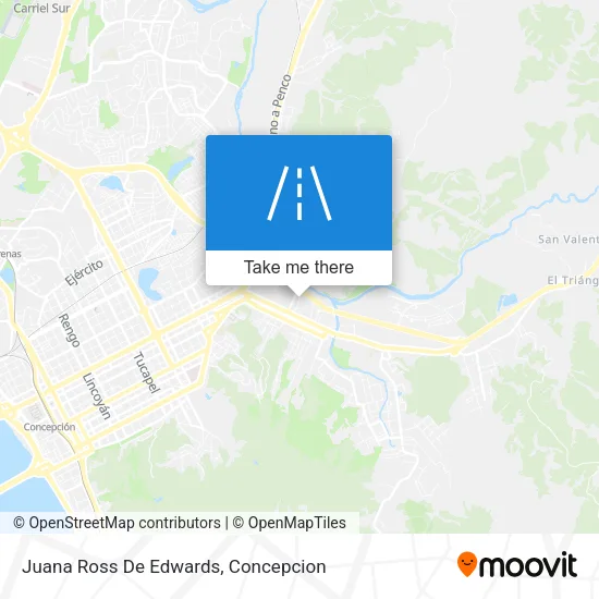 Juana Ross De Edwards map