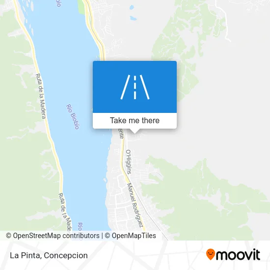 La Pinta map