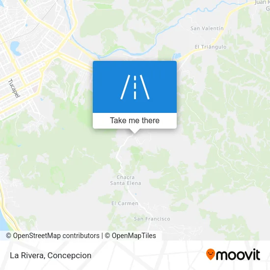 La Rivera map