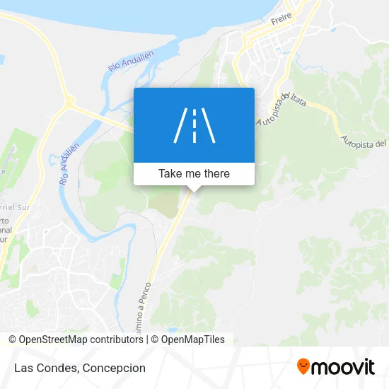 Las Condes map