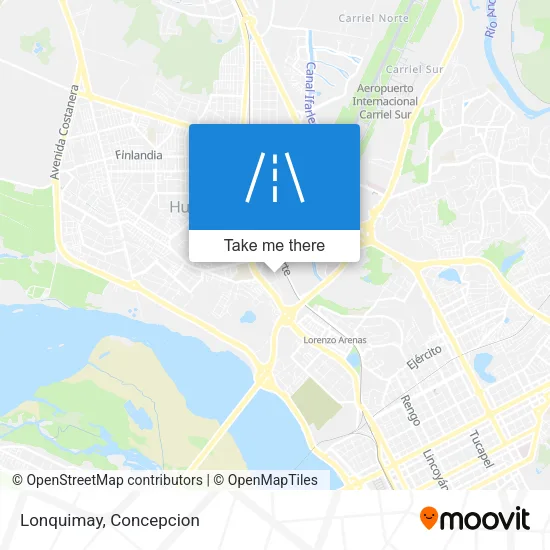 Lonquimay map