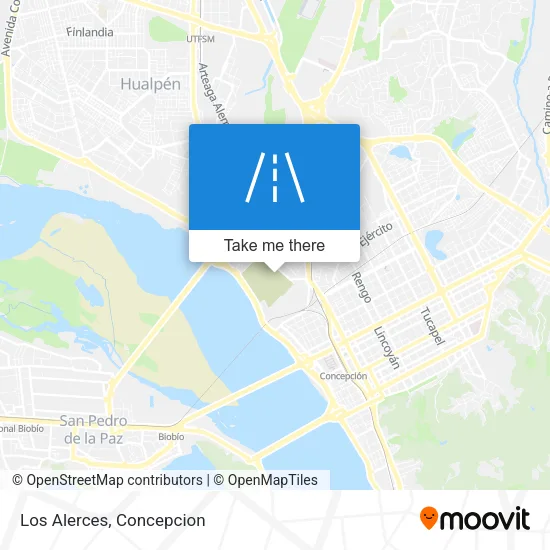 Los Alerces map