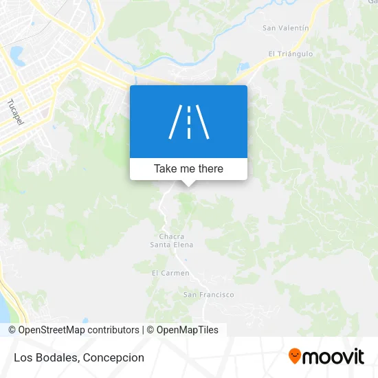 Los Bodales map